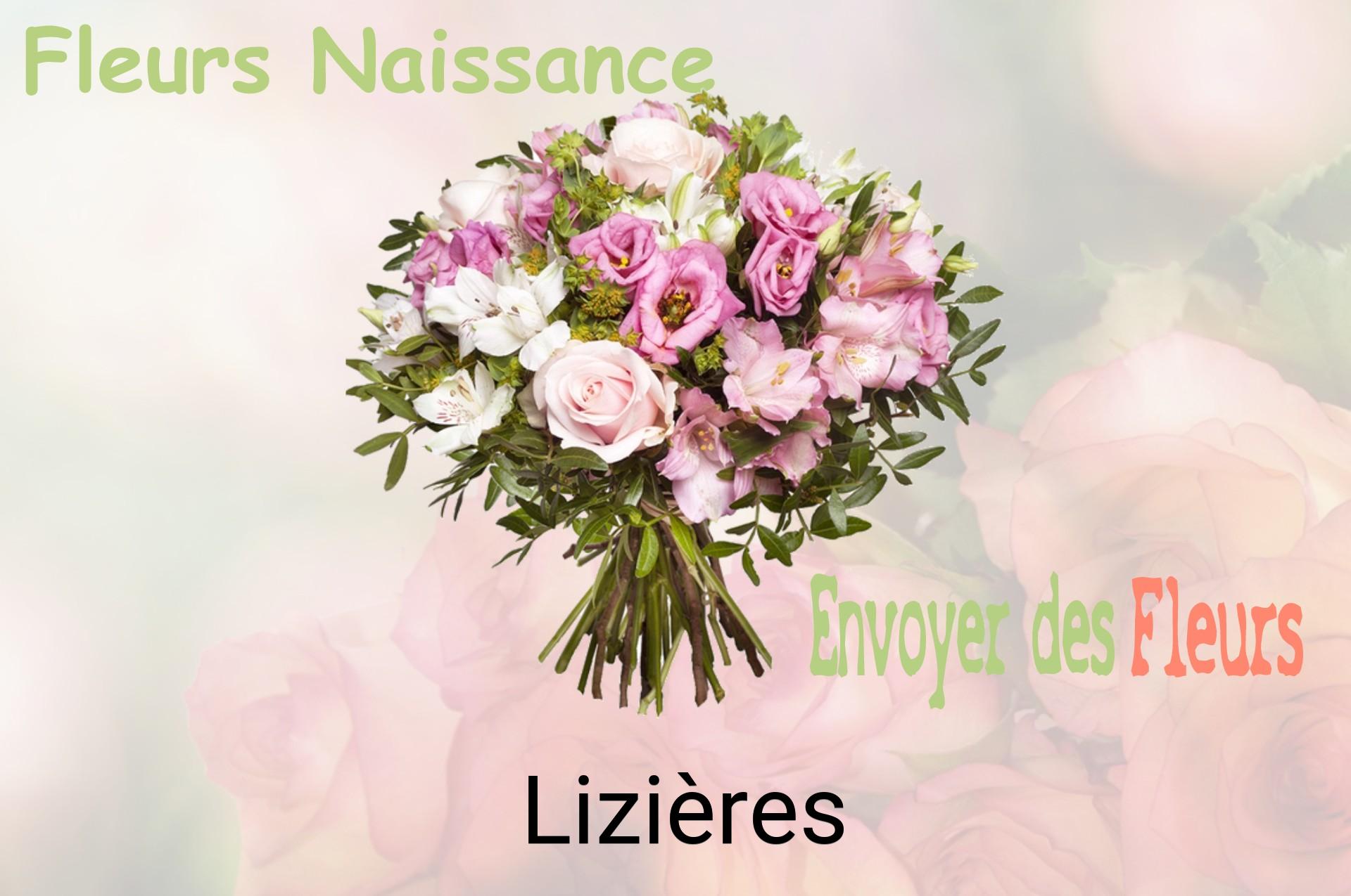Bouquet de fleurs de naissance livré à Lizières